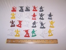 Vintage Plastic COWBOYS and INDIANS marked HONG KONG