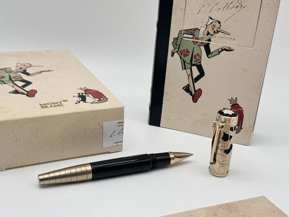 MONTBLANC LIMITED WRITERS EDITION CARLO COLLODI ROLLERBALL PEN NEW 100% GENUINE - Image 2 of 4