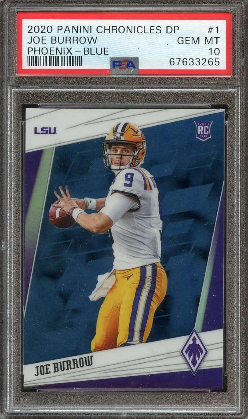 Joe Burrow Panini Chronicles Draft Picks Phoenix #1 Blue