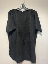 African clothing for men-Dashiki S-7X black