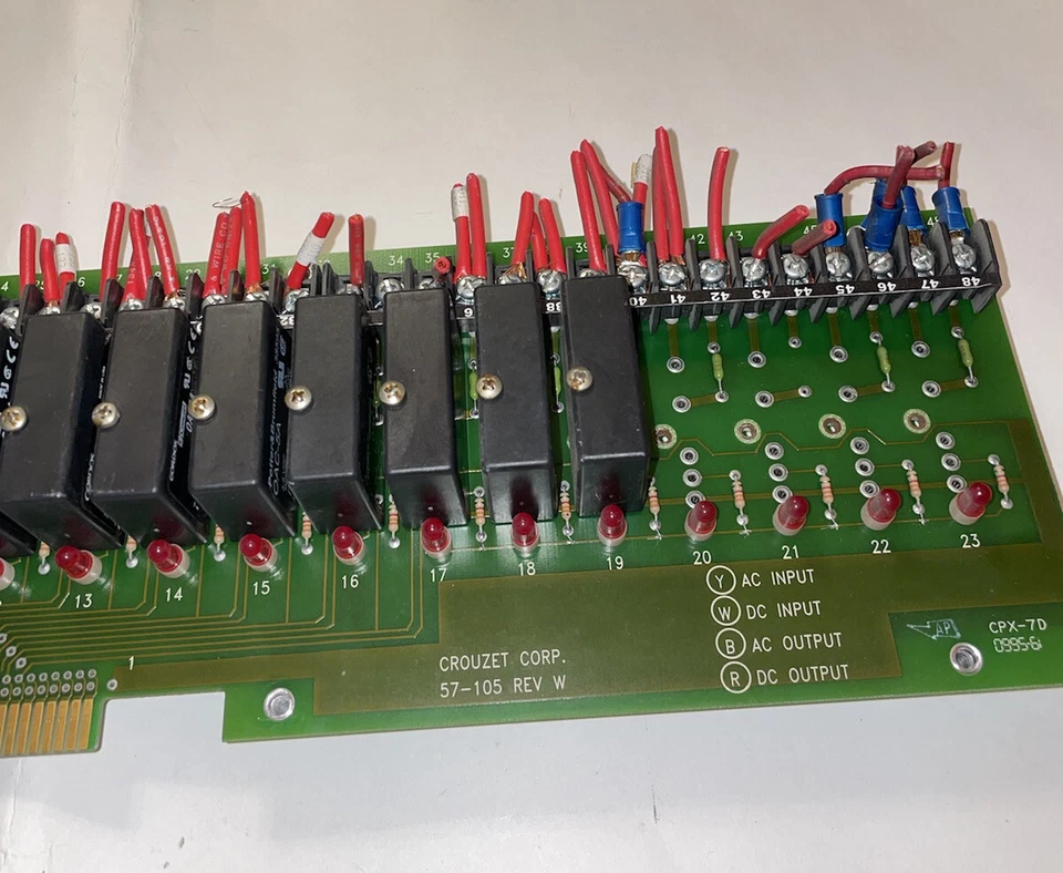 Placa de circuito Crouzet Corp. 57-105 Rev W CSGPB24 Foto 3 de 4