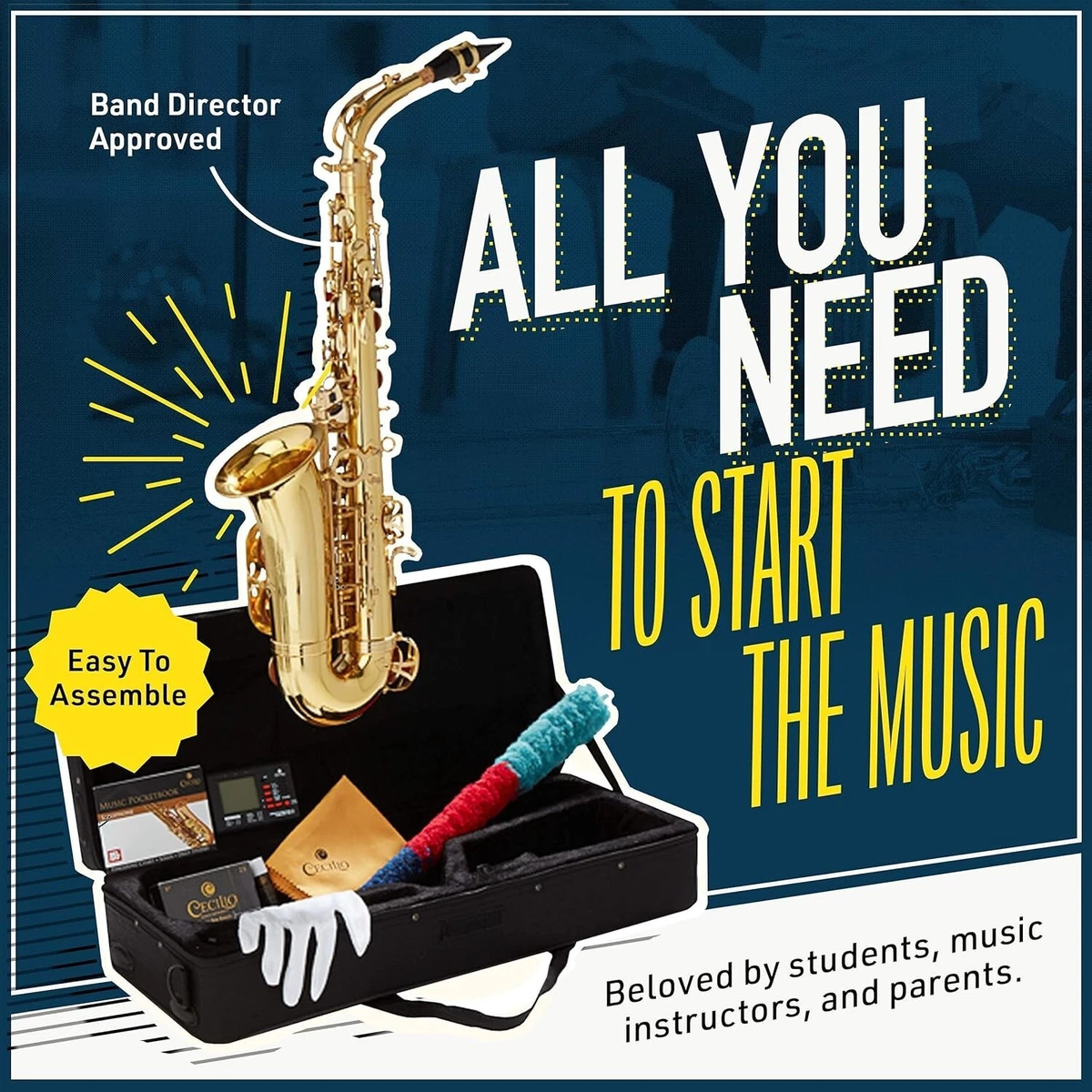 Mendini by 2024 cecilio saxophone