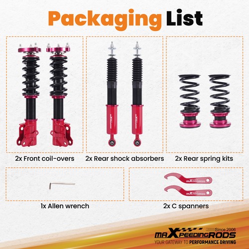 Performance Coilovers for Honda Civic 2006-2011 FA FD FG FD1-FD7 Civic MK8 - Picture 9 of 12