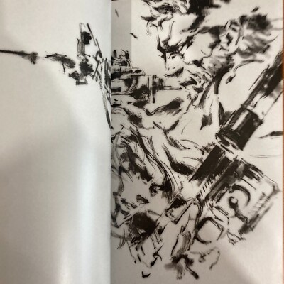 THE ART OF METAL GEAR SOLID 2 SONS OF LIBERTY Art Book