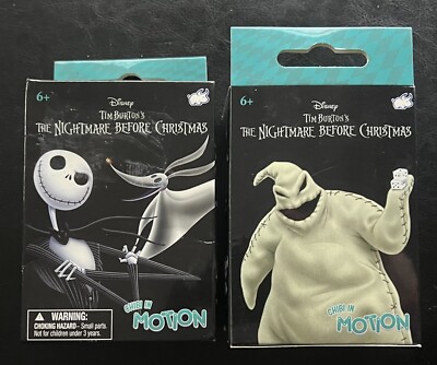 2 PACK Disney The Nightmare Before Christmas Chibi in Motion Blind Box Clip