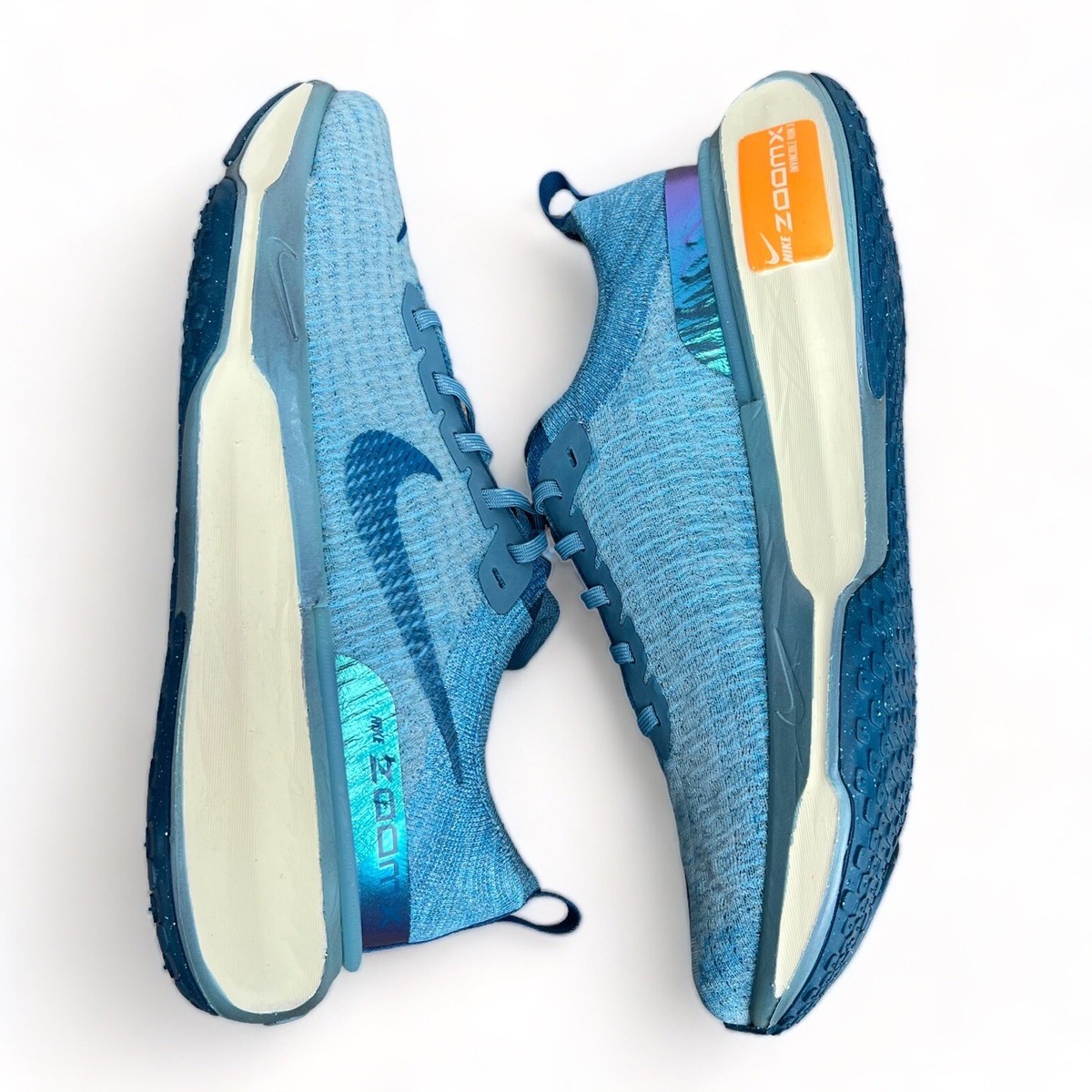 Nike ZoomX Invincible Run Flyknit 3 Noise Aqua Blue Sneakers Nike ZoomX Invincible Run Flyknit 3 Noise Aqua Blue Sneakers
