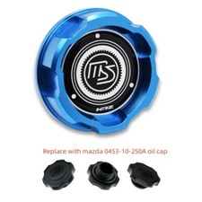 Blue Aluminum Engine Oil Cap For Mazda Rx8 Miata Protege 626 323 Mazdaspeed Jdm