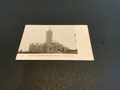 Lancaster, Pa. ~ Franklin & Marshall Theological Seminary -1909 Antique Postcard