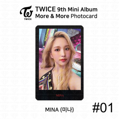 TWICE 9th Mini Album More And More Official Photocard Mina K