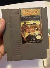 Dungeon Magic (Nintendo NES) Complete in Box CIB W/ Poster