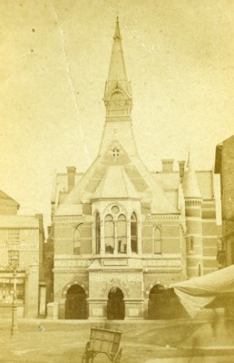 Vereinigtes Königreich Luton Kirche altes CDV Foto Taylor 1865