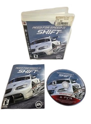 Need For Speed: SHIFT (Sony PlayStation 3) PS3 Complete CIB w/MANUAL 2009 VGC