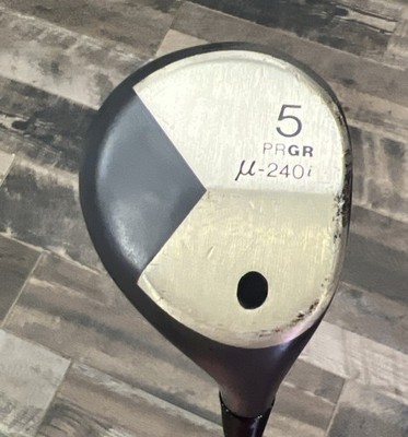 Japanese Vintage PRGR U-240i Carbon 5-Wood M-34 Fz-560 Graphite Shaft RH