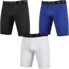 KELME Mens Quick Dry Sports Fitness Compression Base Layer Tight Shorts Pants