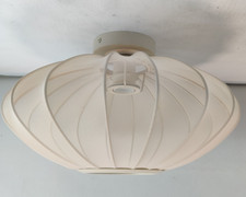 Ceiling Light Lucide CORINA  Flush Cream Fabric Oval 40cm RRP £86 - OPEN BOX