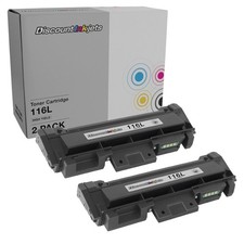 2PK MLT-D116L BLACK HY Toner For Samsung 116L Xpress M2825DW SL-M2675 SL-M2875FW