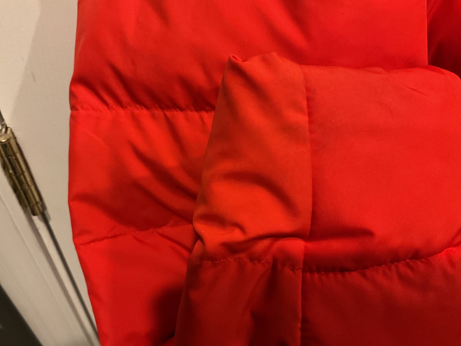 North Face Aconcagua 3 Hoodie Jacket Down Insulated Puffer Red Coat Size XL thumbnail 5