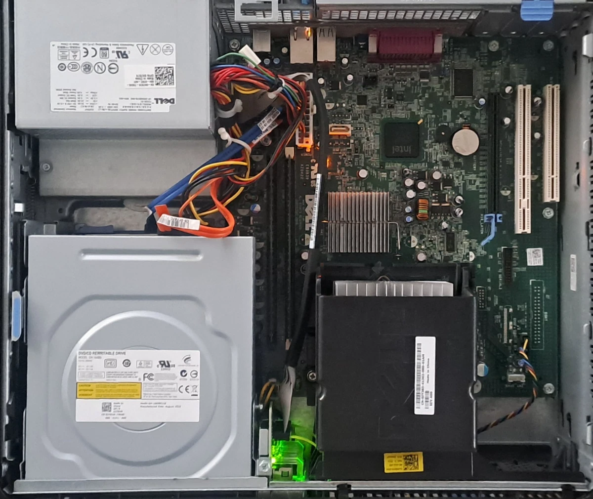 WINDOWS 7 32-Bit PC DELL DT 3,0GHz 3GB 250GB seriell LPT parallel Steuerung-PC