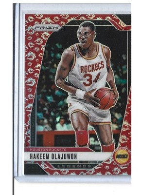 2024-25 Prizm China Legends China Dragon Year #296 Hakeem Olajuwon Rockets /88