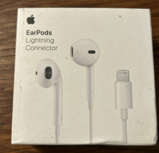 Apple EarPods with Lightning Connector In Ear Canal Headset - White - New In Box