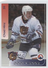 2001-02 CTM Hamilton Bulldogs Chad Hinz #39 9jq