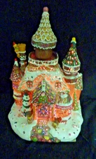 FIBER OPTIC COOKIE HOUSE GINGER BREAD HOUSE WITH LIGHTS