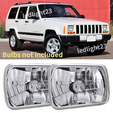 Pair 5x7 7x6 Headlights Oem Housing Replacement Fit Jeep Cherokee 1984-2001 Xj Pair 5x7 7x6 Headlights Oem Housing Replacement Fit Jeep Cherokee 1984-2001 Xj
