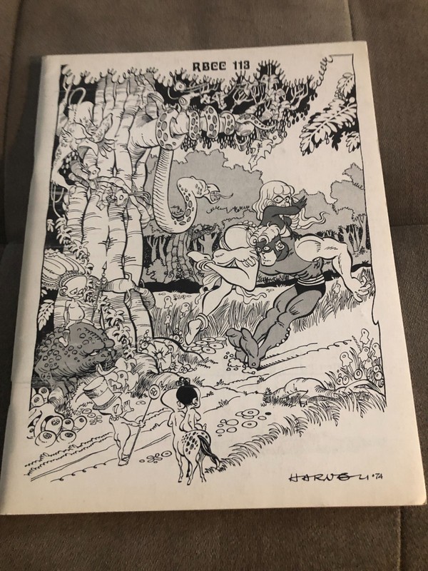 RBCC Rocket’s Blast Comicollector #113 - 1974 - R.C. Harvey cover