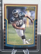 2000 Bowman Rookie Gold #190 Corey Simon Philadelphia Eagles Football Card  RC. rookie card picture