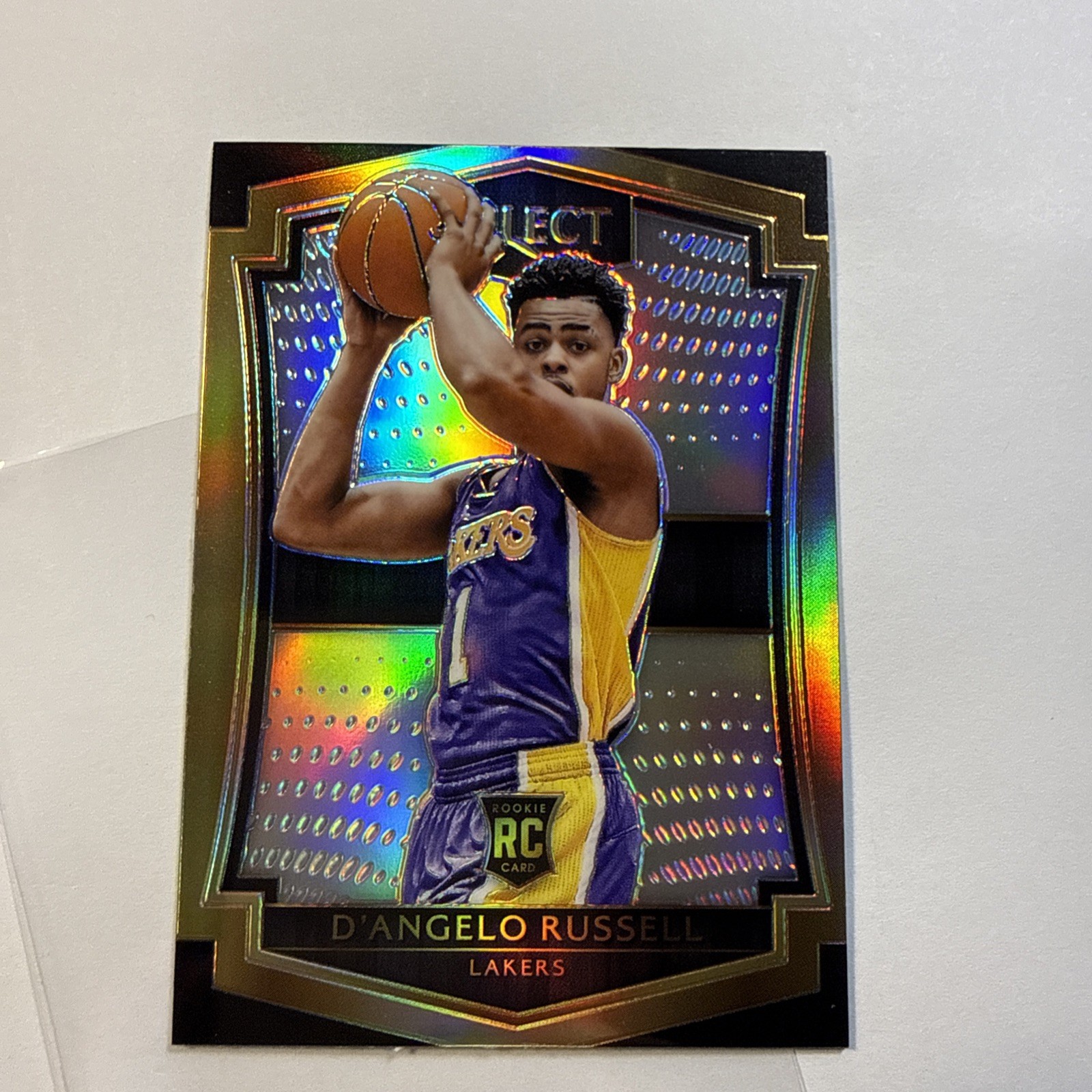 2015/16 Panini Select D’Angelo Russell #162 Silver Rookie RC Prizm LA Lakers