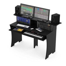 Glorious Workbench Studio Desk, Black