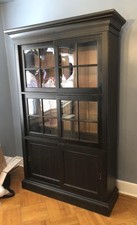 ethan allen china hutch cabinet