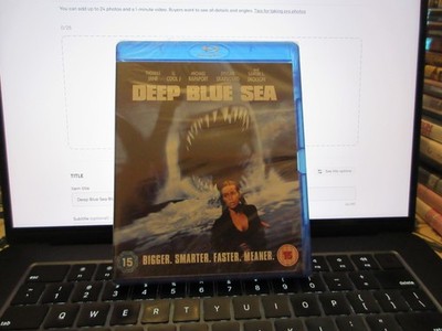 Deep Blue Sea Blu Ray REGION B UK IMPORT NEW Sealed FREE SHIP!!!