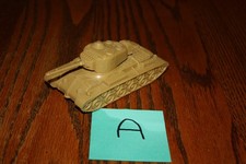 Vintage Marx Battleground Desert Fox Desert Tan American Army 41 Tank A - MPC