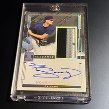 2024 Panini Impeccable Noah Schultz 3-COLOR PATCH ON CARD AUTO - #'d 18/25 (CL8)
