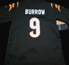adult size customized S-3XL #9 joe burrow cincinnati bengals nwt Stitched
