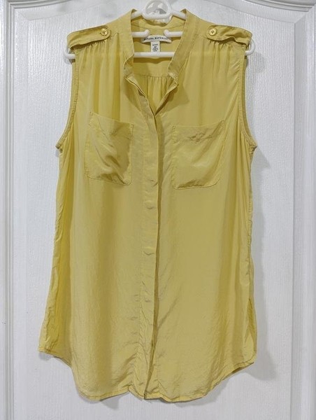 Women Banana Republic Shirt Yellow 38 / M / 46