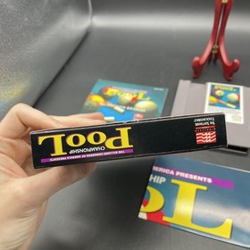 Championship Pool Nintendo NES CIB Complete w/ Poster Manual Sleeve