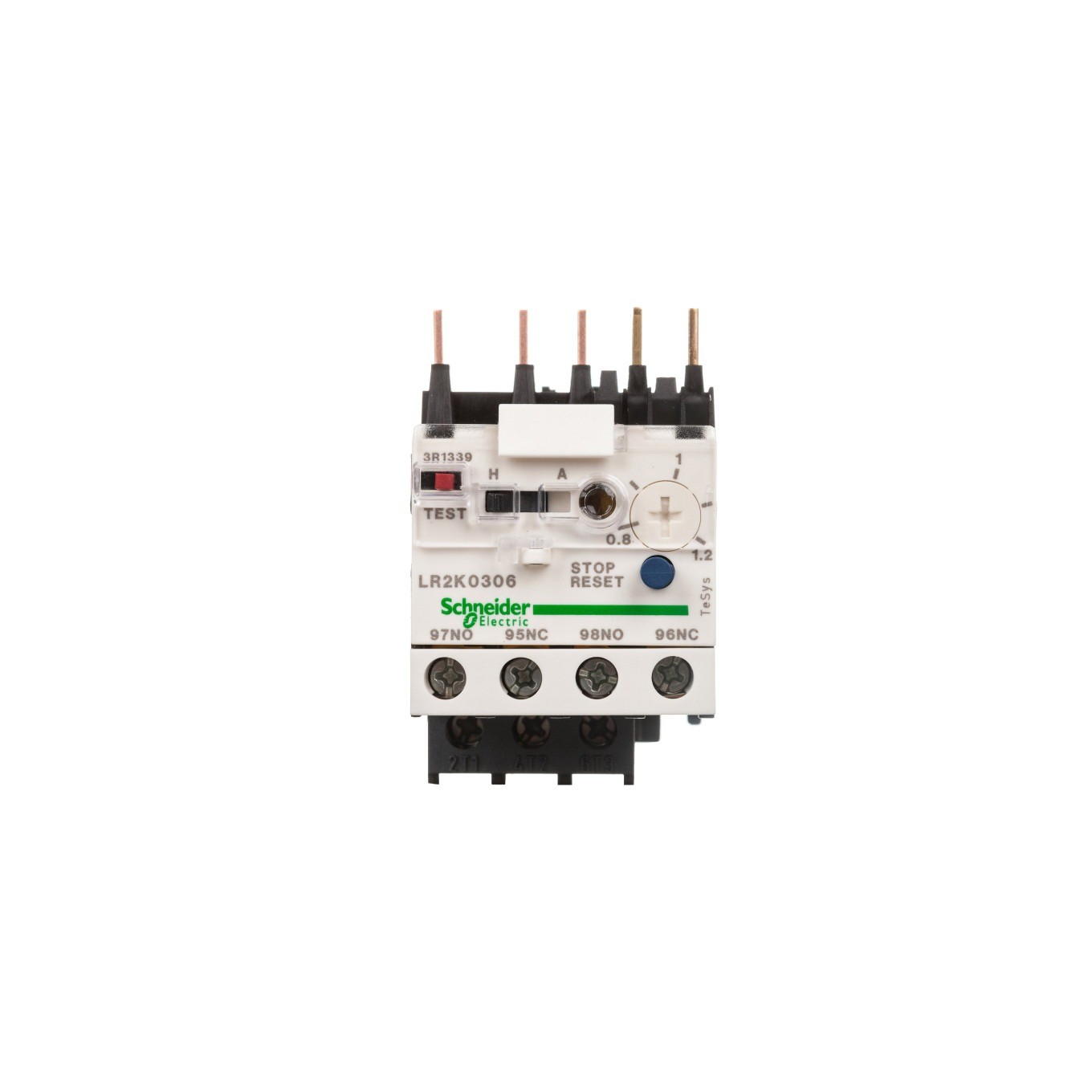 TeSys Thermal Relay 0.8-1.2A LR2K0306