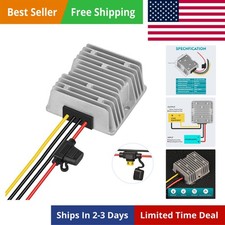 KInuoxj 20A 240W DC-DC 24V 36V 48V Step Down to 12V Converter Golf Cart Volta...