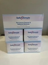 SNS00575 Safe N Simple Peri-Stoma Cleanser & Adhesive Remover 75pcs x 5 Boxes