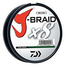 Daiwa J-Braid X8 Braided Line 165 Yards Dark ...