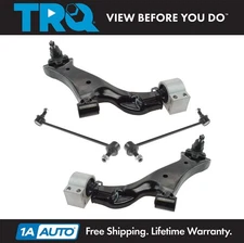 TRQ 4 pc Suspension Kit Control Arms w/ Ball joints Brackets Sway Bar Links New