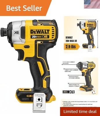 Versatile 20V MAX XR 3-Speed Brushless Impact Driver with Precision Drive Mode