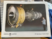Vintage Pan Am, Pratt & Whitney, GE, CF6 High Bypass Turbofan Engine Lot