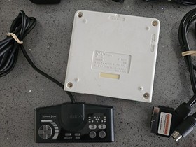 PC Engine/TurboGrafx-16 Console w RGB & Jailbar Fix, TurboDuo Pad, SCART, PSU...