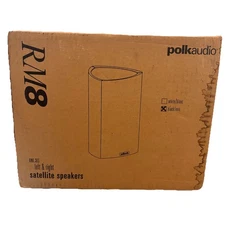 Polk Audio RM8 Satellite Speakers Home Theater Surround Sound Left & Right Audio