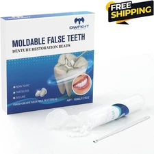 Tooth Repair Kit 50ML Moldable False Teeth for Broken & Missing Teeth