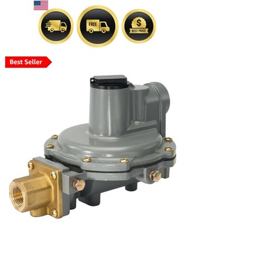 #ad R632A JFF Integral Two Stage Propane Regulator – LP Gas Pressure Control for ... $227.99