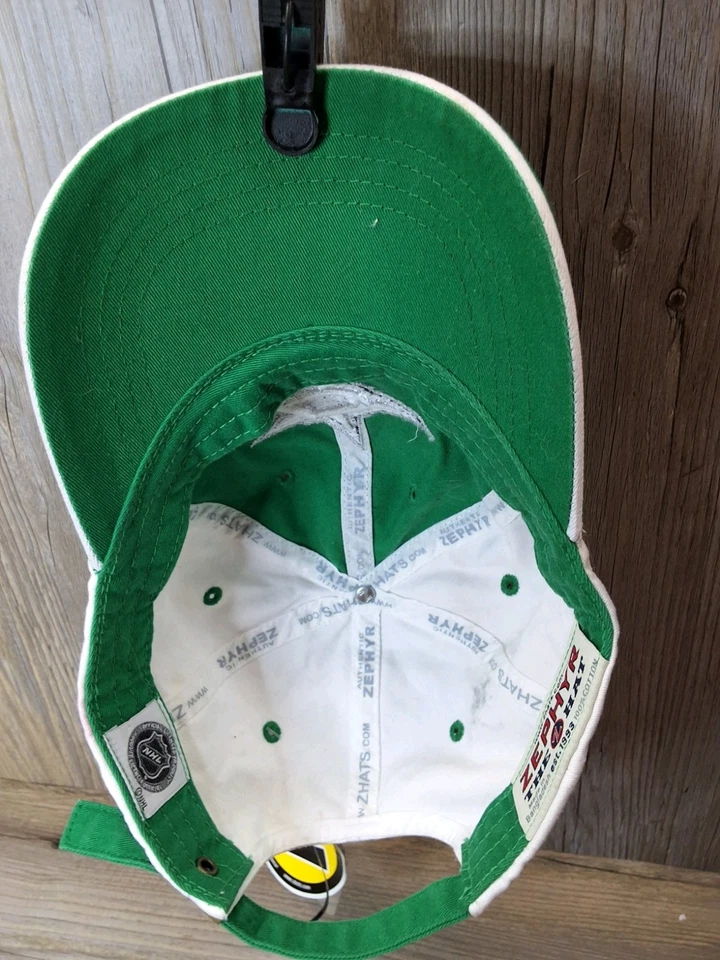 Zephyr NHL Dallas Stars "DH” Structured Curved Bill True Fitted Hat BRAND NWT - Image 3 of 3